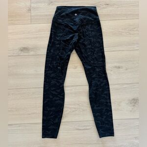 Lululemon black camo align leggings